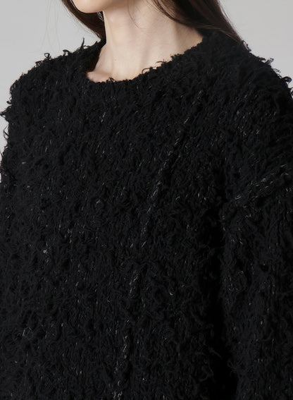 3G1P BRUSHED PLAIN STITCH ROUND NECK PO