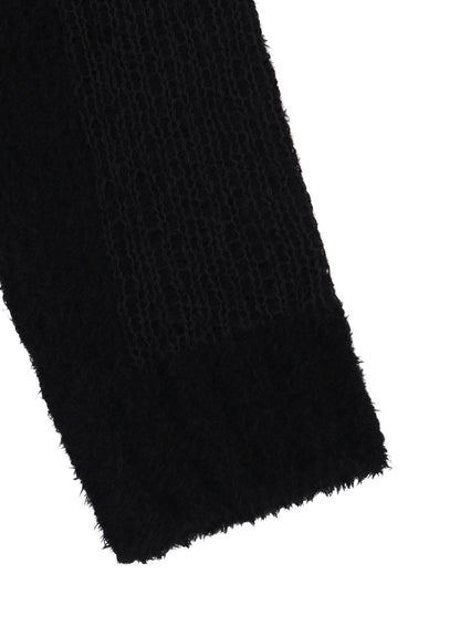 3G JACQUARD SIDE ZIP HIGH NECK PO