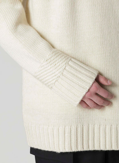 STITCHING MACRAME DETAIL HIGH NECK PO