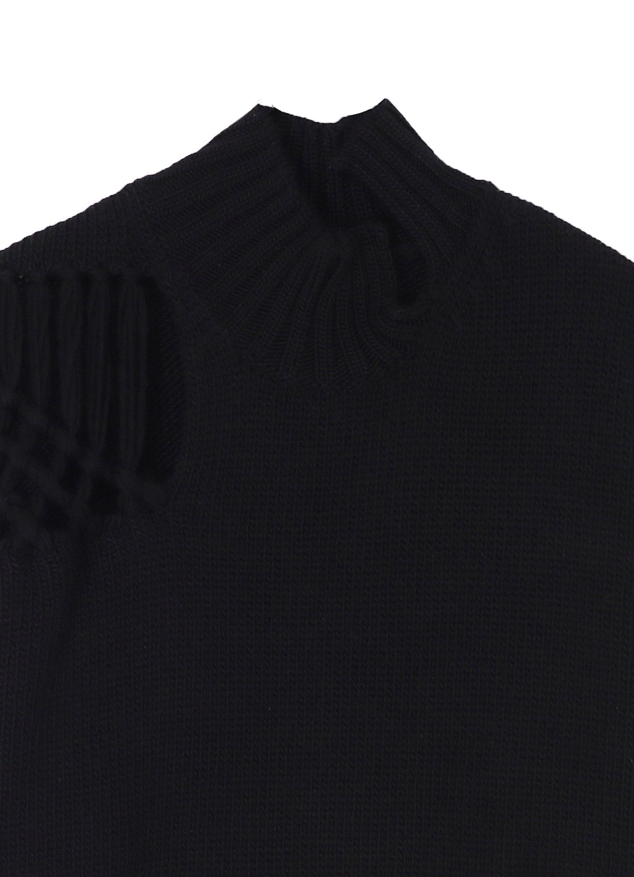 STITCHING MACRAME DETAIL HIGH NECK PO