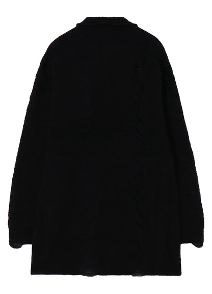 7G3P HALF CARDIGAN ONE BUTTON POLO PO