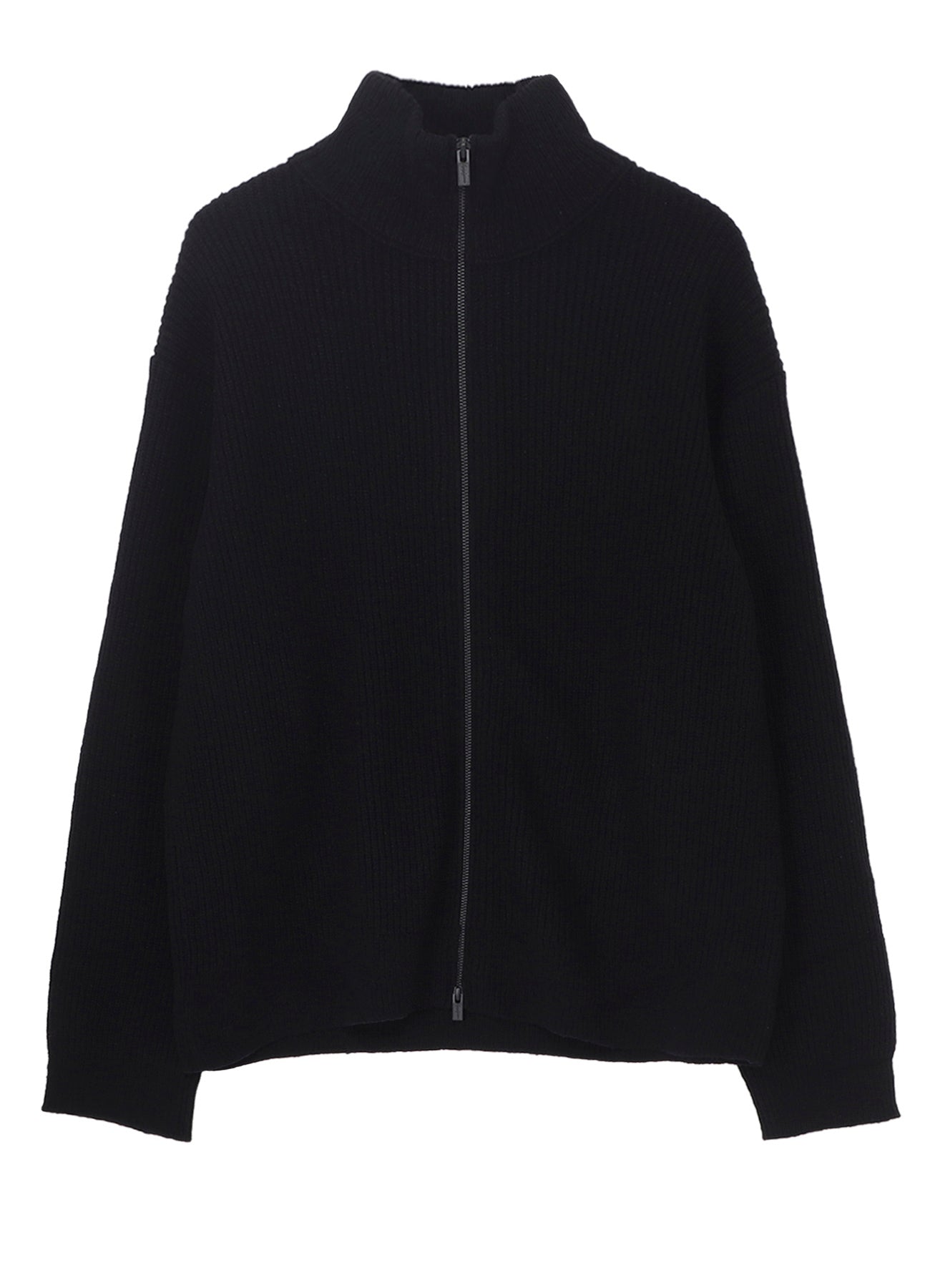 HIGH-NECK ZIP CARDIGAN