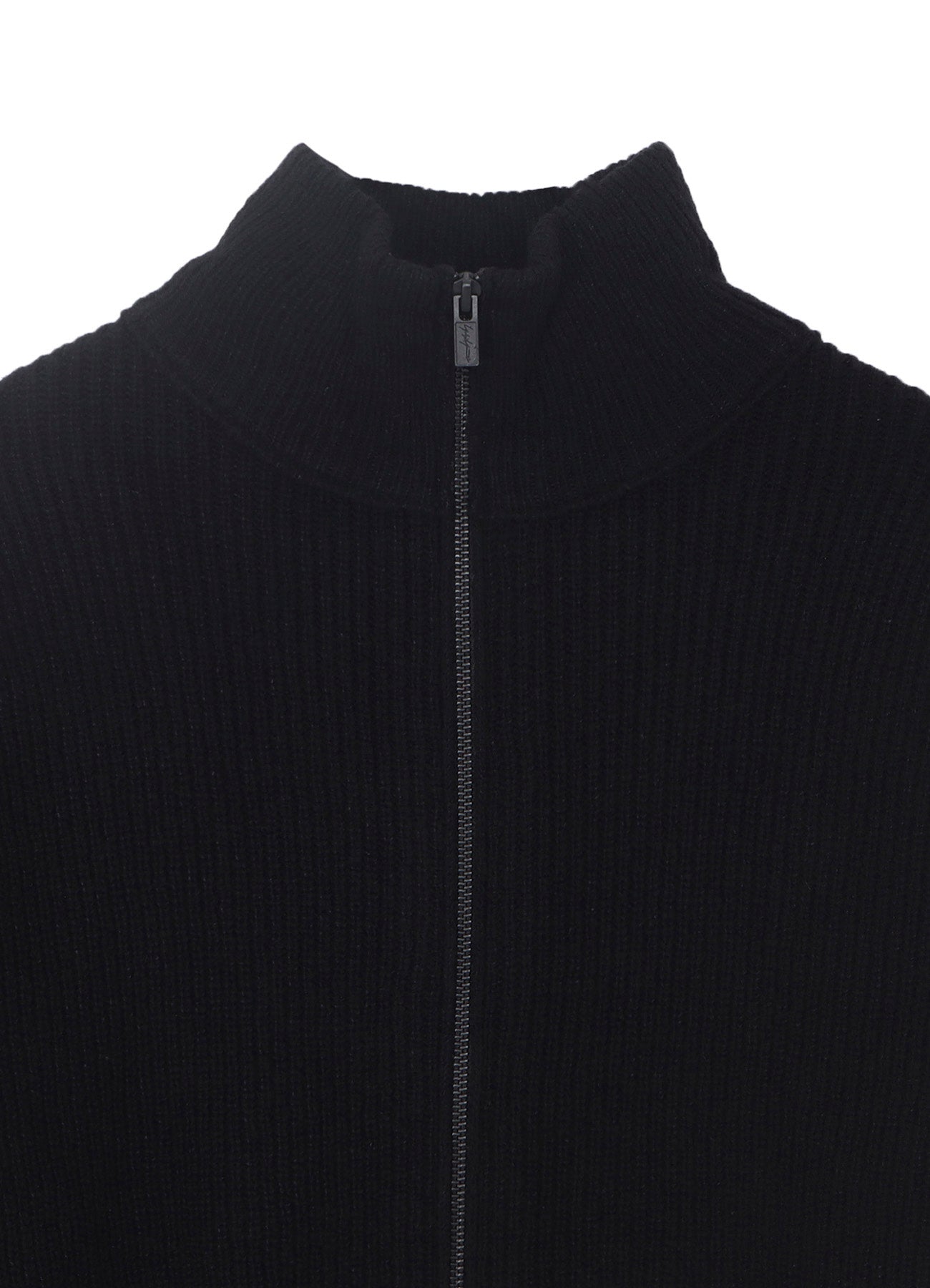 HIGH-NECK ZIP CARDIGAN