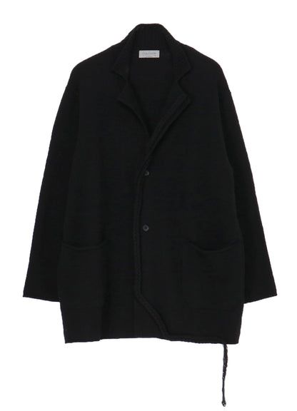 7G1P PLAIN STITCH WITH STRING STRING DETAIL JACKET