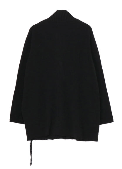 7G1P PLAIN STITCH WITH STRING STRING DETAIL JACKET