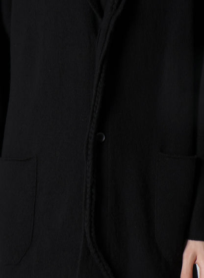 7G1P PLAIN STITCH WITH STRING STRING DETAIL JACKET