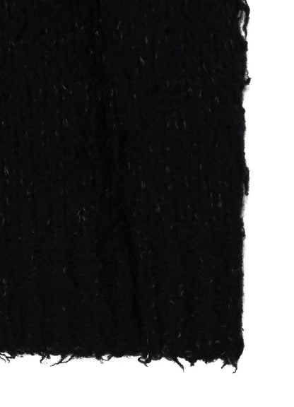3G1P BRUSHED PLAIN STITCH LONG CARDIGAN