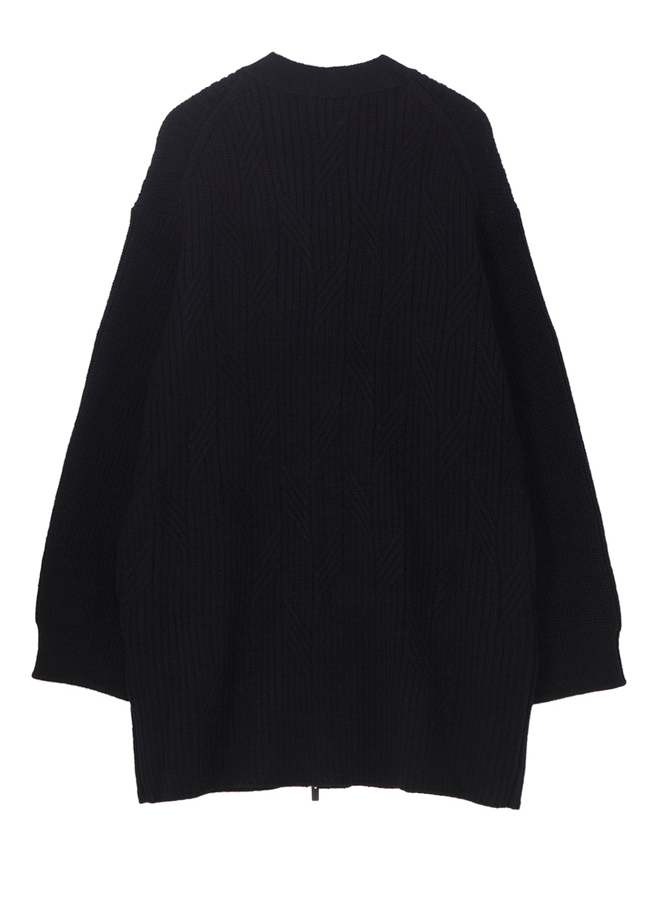 5G1P CABLE+CARDIGAN STITCH ZIP V NECK CARDIGAN – THE SHOP YOHJI