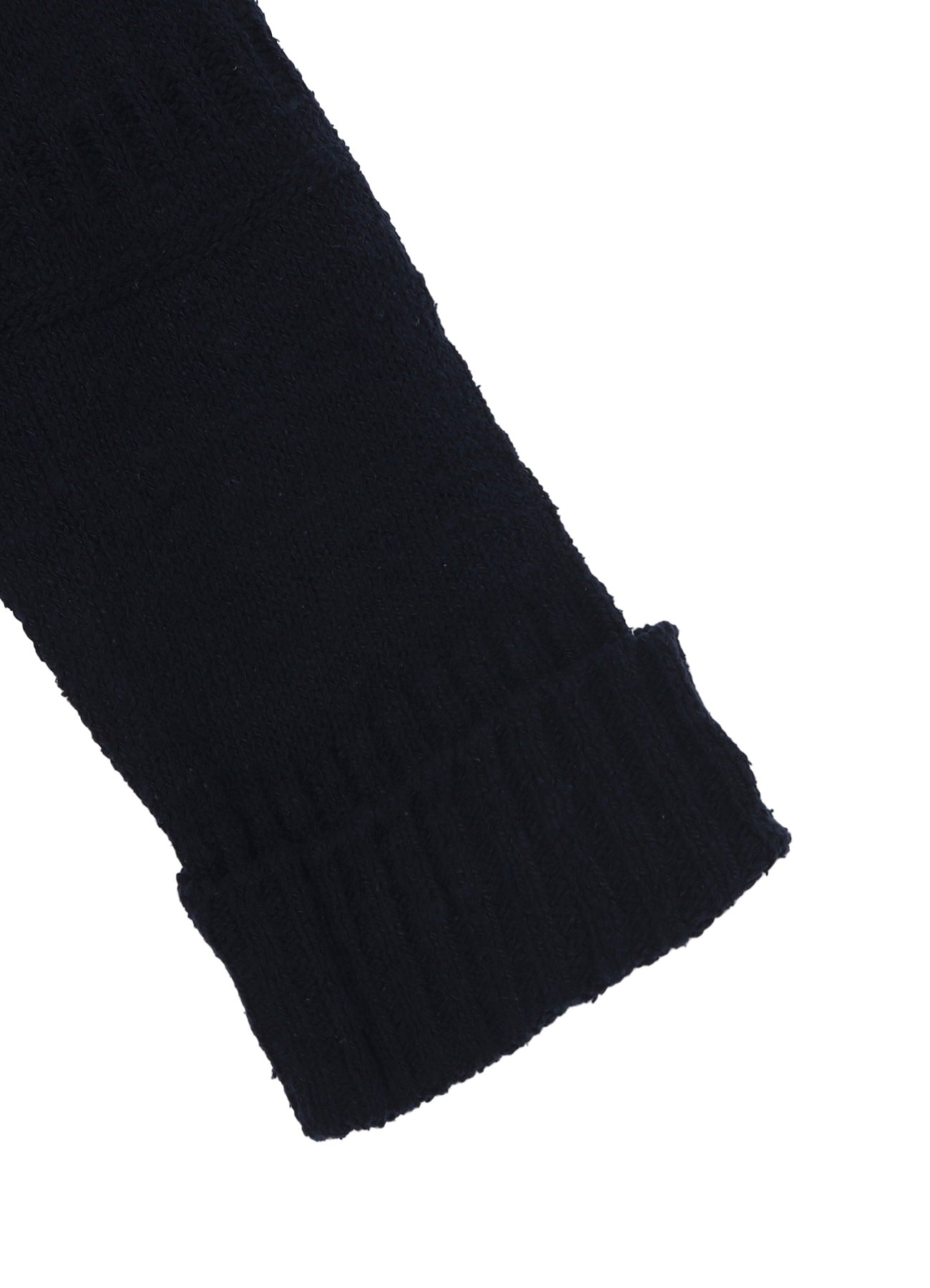 PLAIN STITCH POCKET HIGH NECK CARDIGAN
