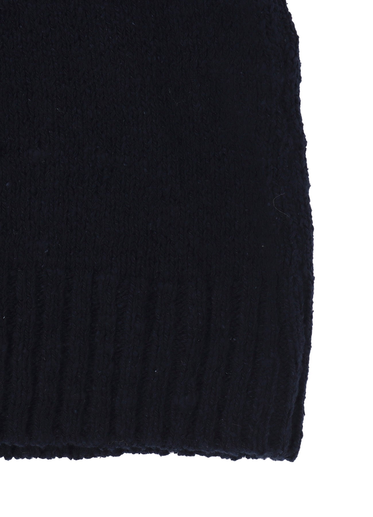 PLAIN STITCH POCKET HIGH NECK CARDIGAN