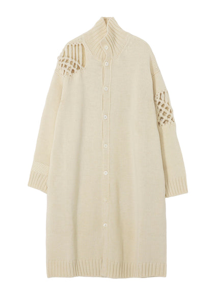 STITCHING MACRAME TURTLE CARDIGAN