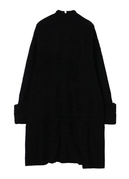 7G3P HALF CARDIGAN CRUSHED LONG CARDIGAN