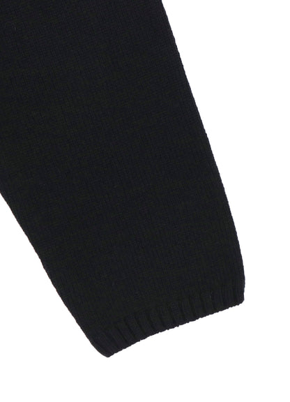 FLOWER DESIGNED TURTLE NECK KNIT