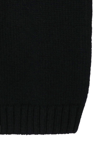 FLOWER DESIGNED TURTLE NECK KNIT