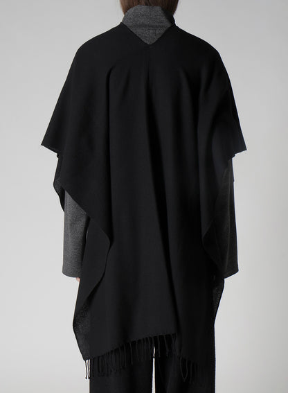 2/48W TWILL WEAVE 2 WAY PONCHO SCARF
