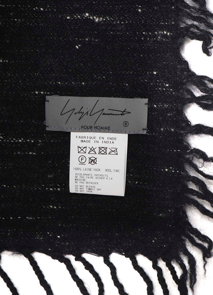 W/DIAMOND JQ YAK WOOL SCARF