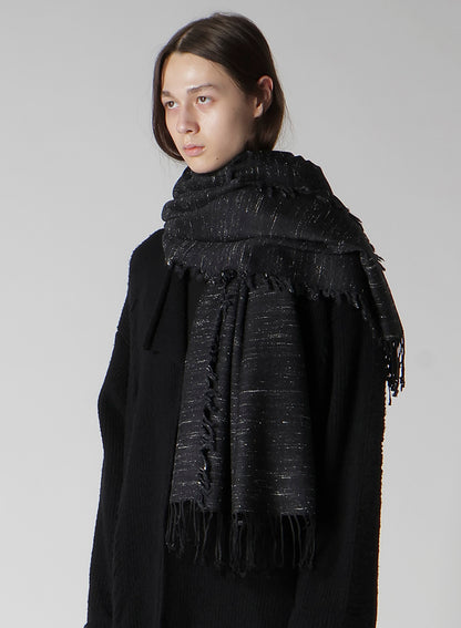 W/DIAMOND JQ YAK WOOL SCARF