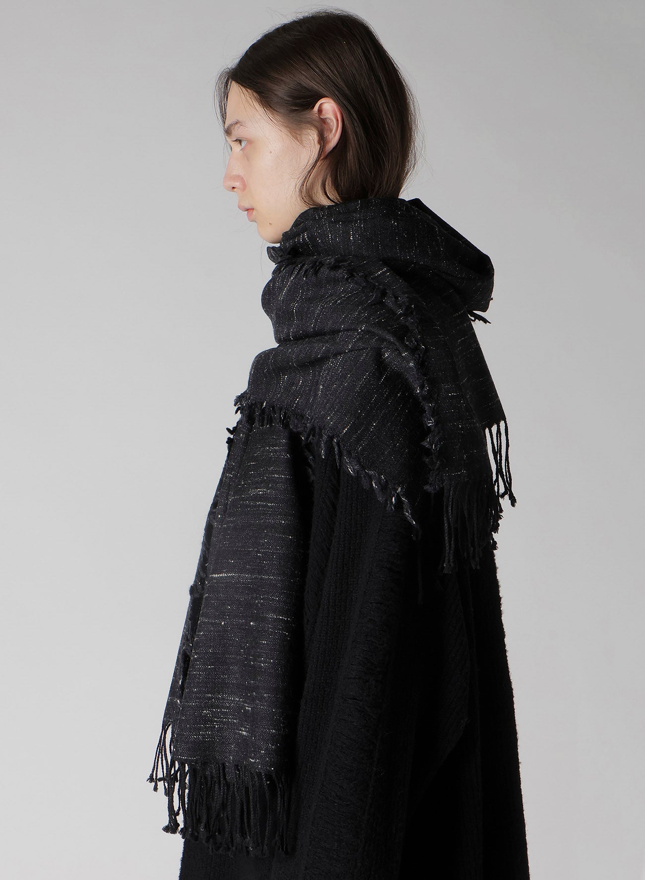 W/DIAMOND JQ YAK WOOL SCARF