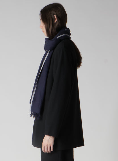 KHADI COTTON TWILL SELVEDGE STOLE