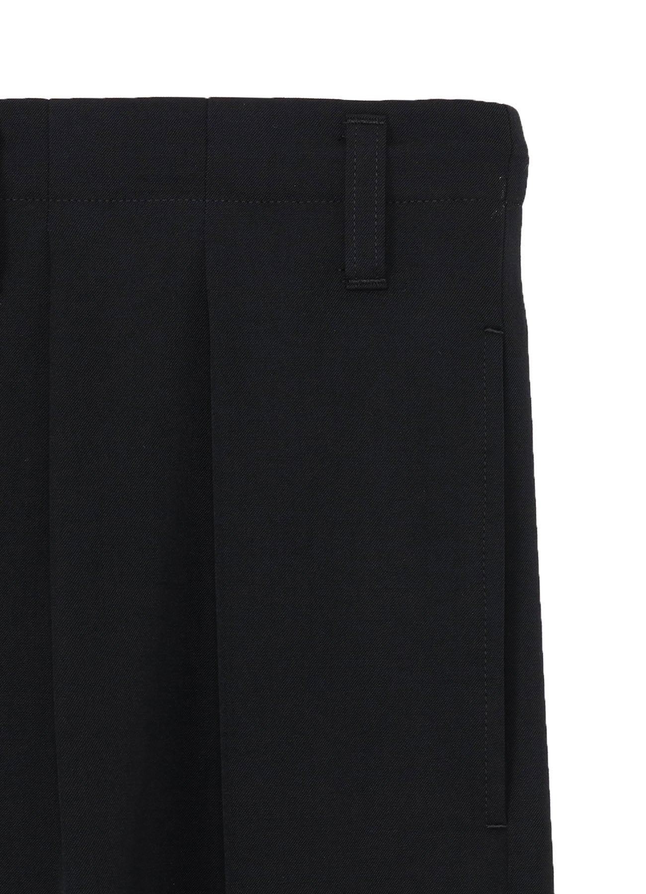 WOOL GABARDINE THIN BALLOON PANTS
