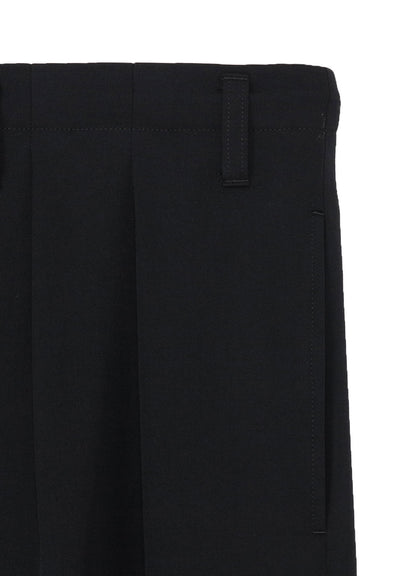 WOOL GABARDINE THIN BALLOON PANTS