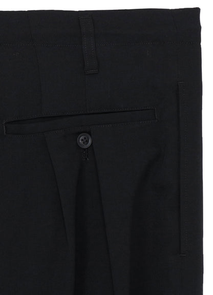 WOOL GABARDINE THIN BALLOON PANTS