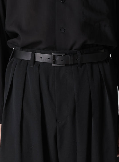 WOOL GABARDINE THIN BALLOON PANTS