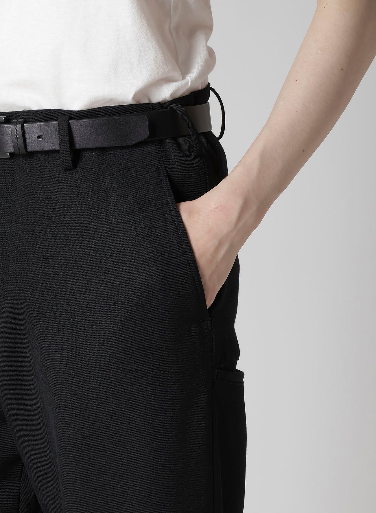 ARMY GABARDINE SLIM WALLET PANTS