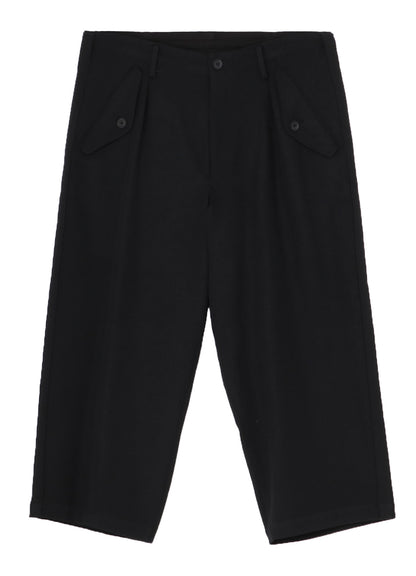 ARMY GABARDINE SIDE TAPE TUCK PANTS