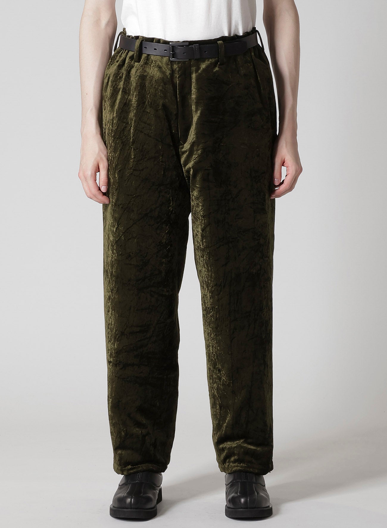 BELL KHAKI HEM STRING PANTS WITH LINER