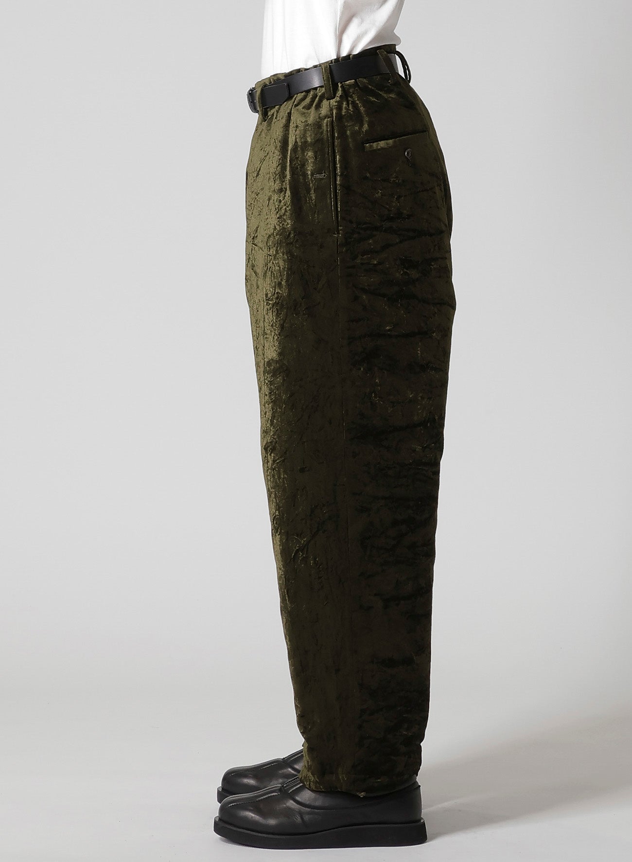 BELL KHAKI HEM STRING PANTS WITH LINER
