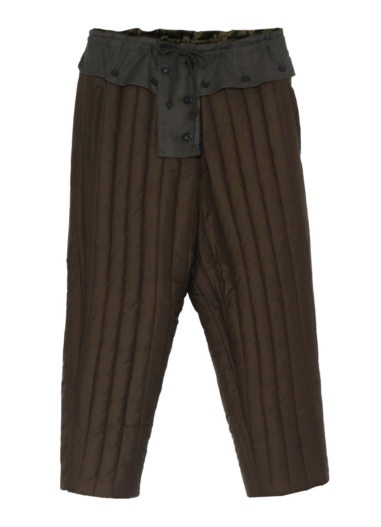 BELL KHAKI HEM STRING PANTS WITH LINER