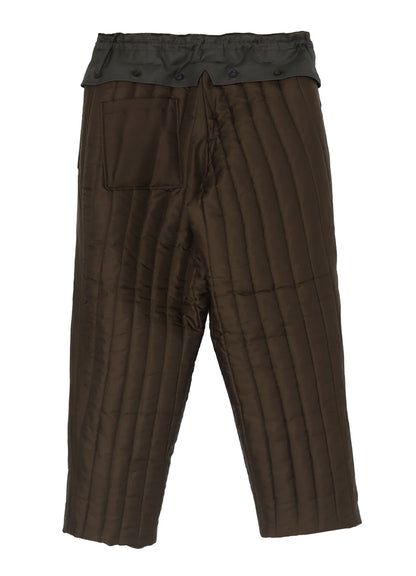 BELL KHAKI HEM STRING PANTS WITH LINER