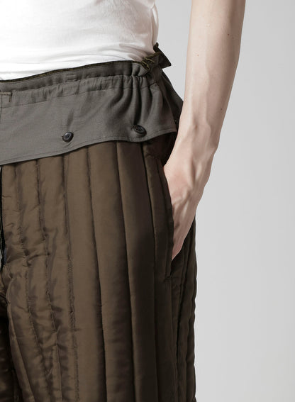 BELL KHAKI HEM STRING PANTS WITH LINER