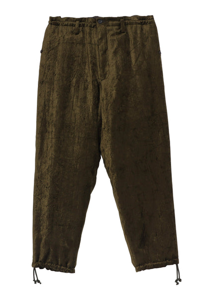 BELL KHAKI HEM STRING PANTS WITH LINER