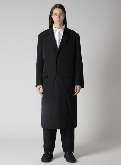 WOOL GABARDINE HEM STRING PANTS WITH NYLON LINER