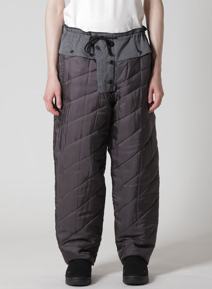 WOMAN PRINTED SIDE POCKET PANTS WITH LINER