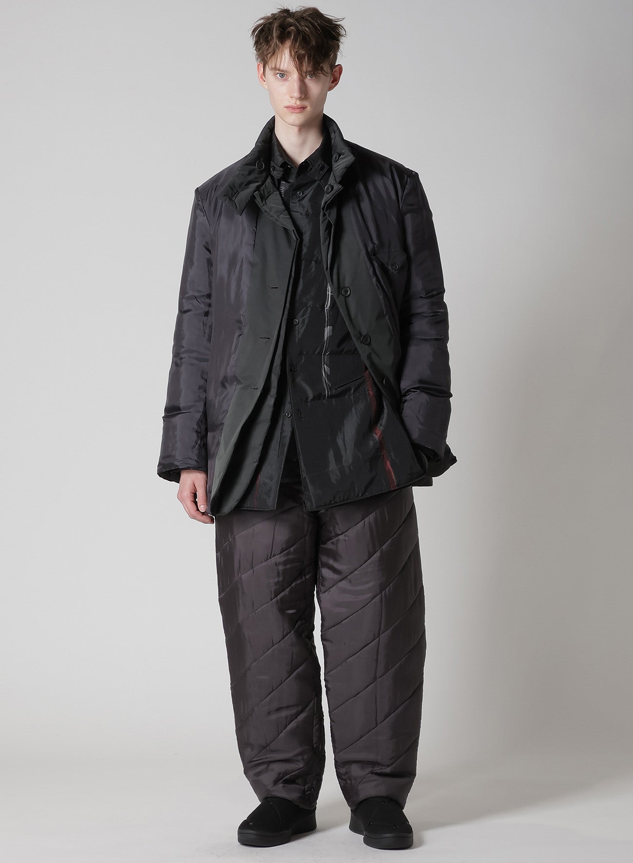 WOMAN PRINTED SIDE POCKET PANTS WITH LINER