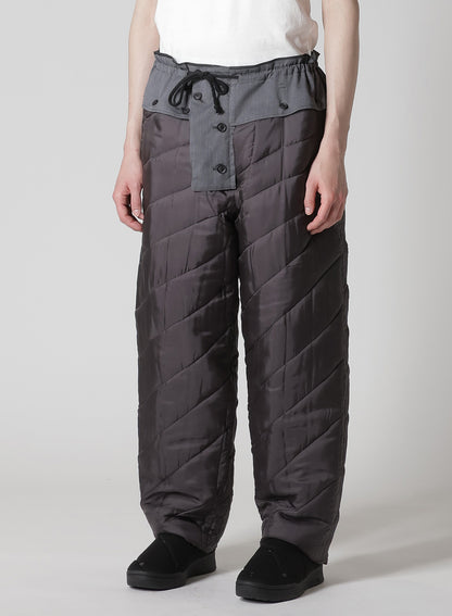 WOMAN PRINTED SIDE POCKET PANTS WITH LINER