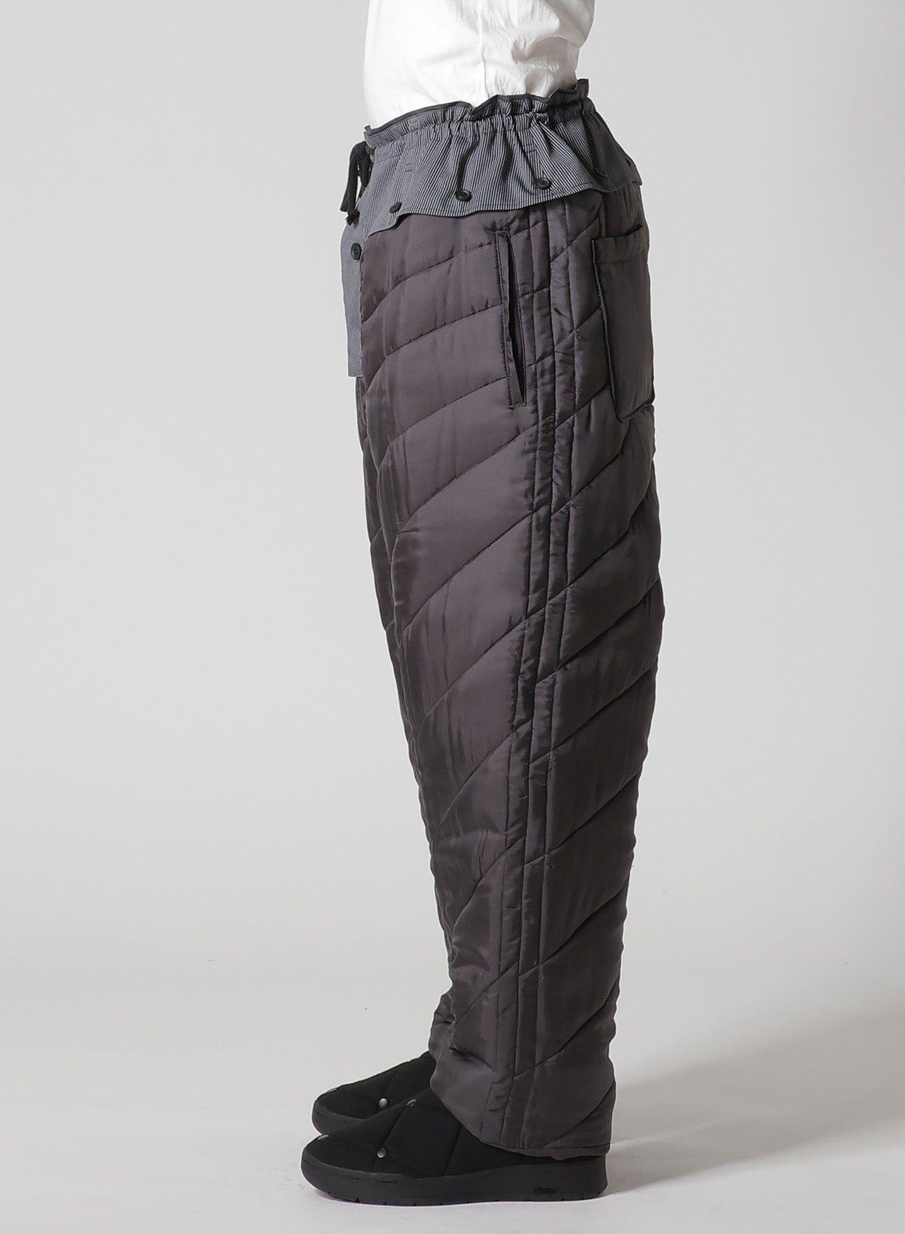 WOMAN PRINTED SIDE POCKET PANTS WITH LINER