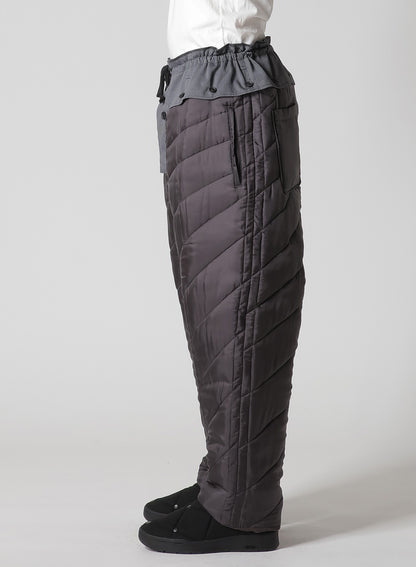 WOMAN PRINTED SIDE POCKET PANTS WITH LINER