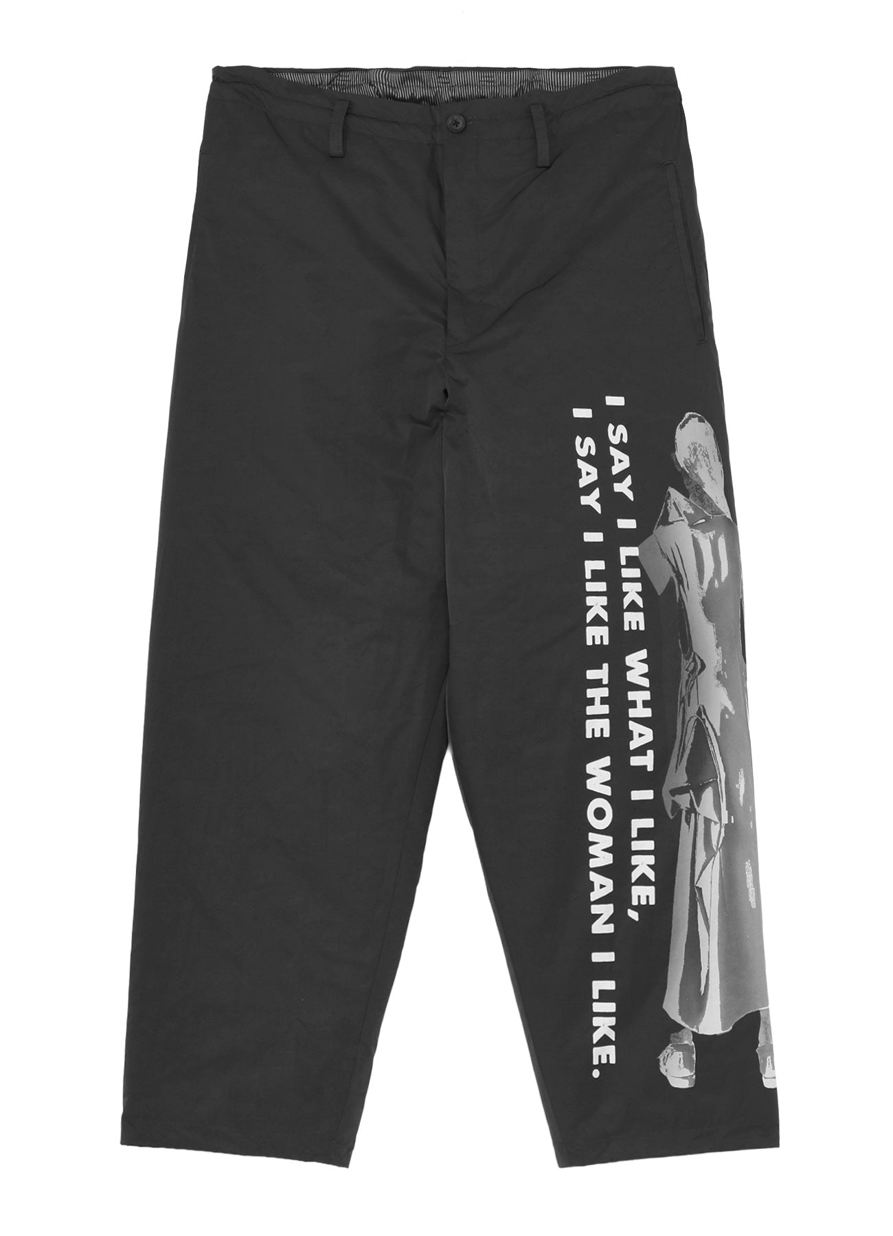 WOMAN PRINTED SIDE POCKET PANTS WITH LINER