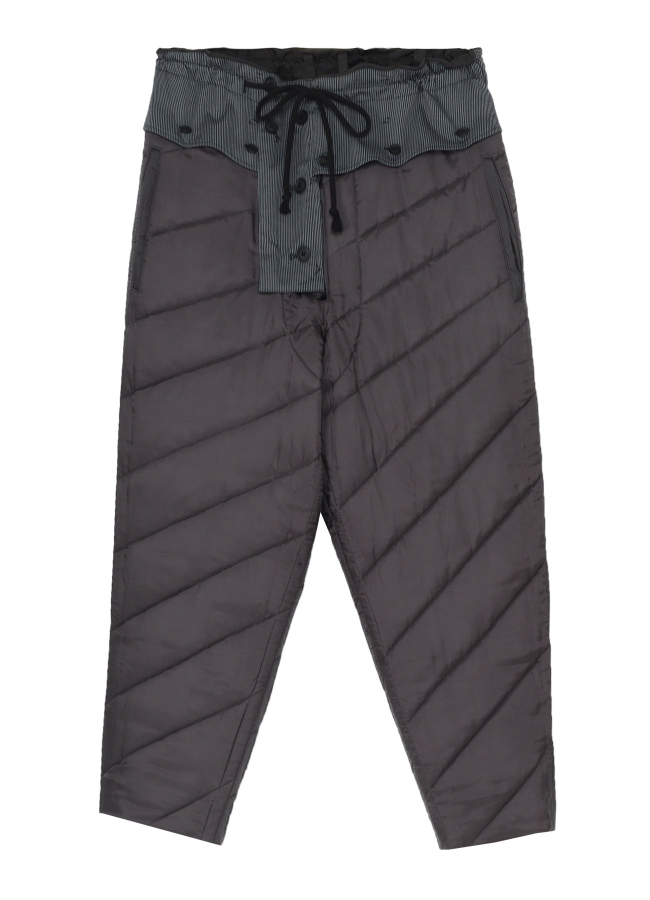 WOMAN PRINTED SIDE POCKET PANTS WITH LINER