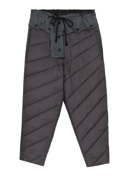 WOMAN PRINTED SIDE POCKET PANTS WITH LINER