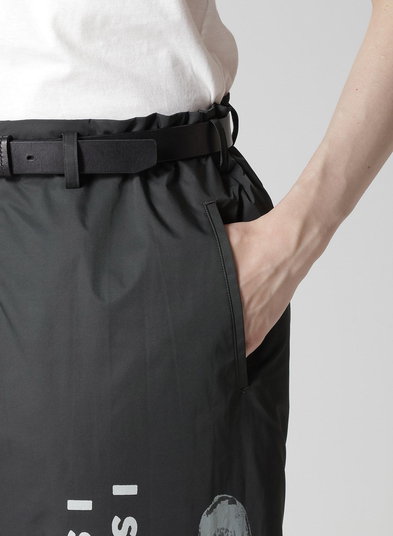 WOMAN PRINTED SIDE POCKET PANTS WITH LINER
