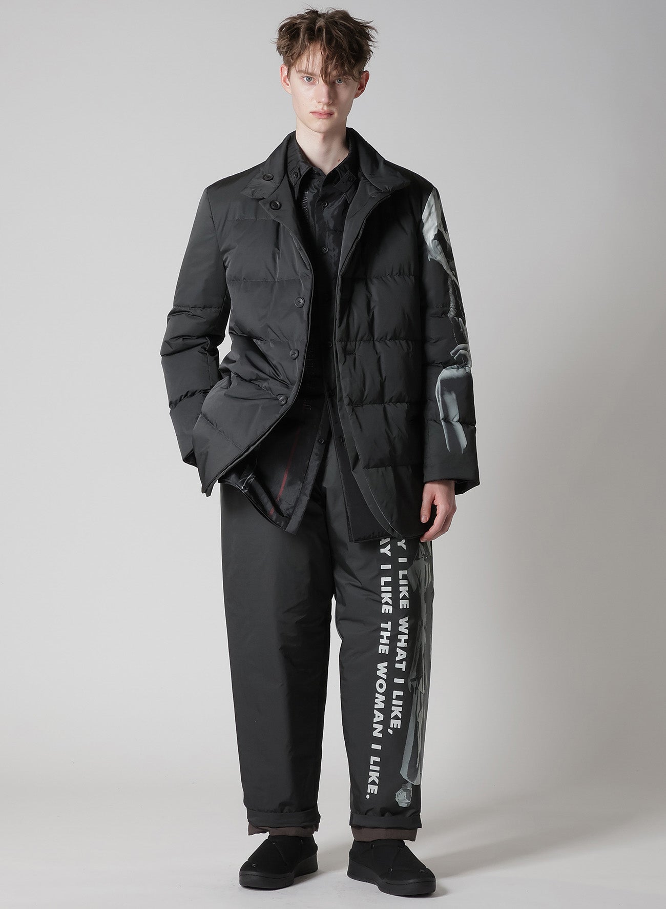 WOMAN PRINTED SIDE POCKET PANTS WITH LINER