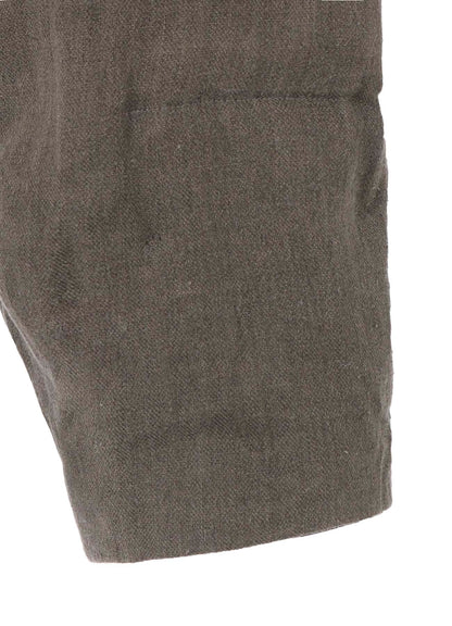 SILK LINEN INKED KNEE TAB PADDED PANTS