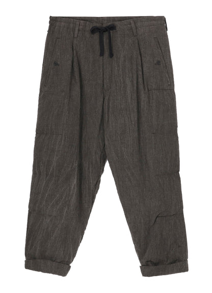 COTTON LINEN SHEETING  HORIZONTAL PADDED PANTS