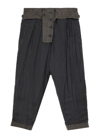 COTTON LINEN SHEETING  HORIZONTAL PADDED PANTS
