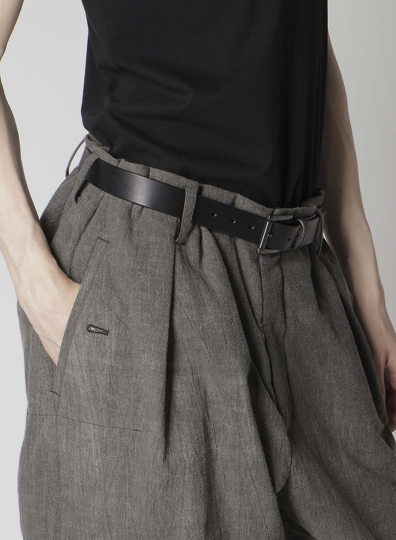 COTTON LINEN SHEETING  HORIZONTAL PADDED PANTS